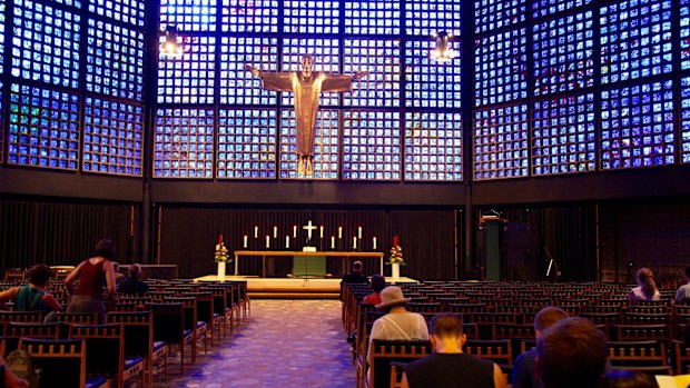 The Kaiser Wilhelm Memorial Church.