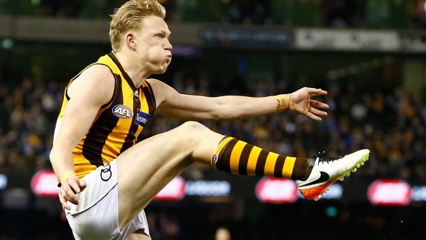 James Sicily's ebullience was on display against North Melbourne in round 13 with five match-winning goals.