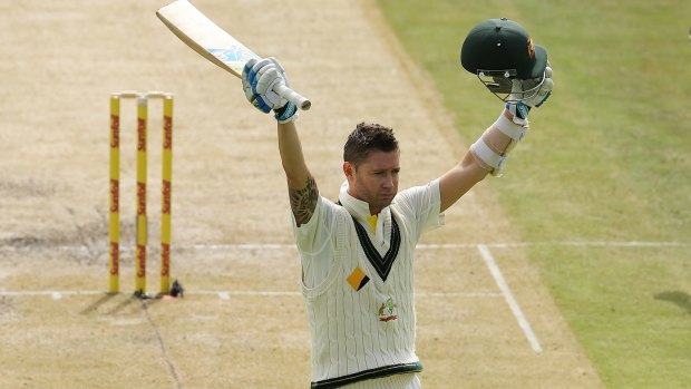 Fighter: Michael Clarke's century in Cape Town last year was superb, but how long can the skipper continue?