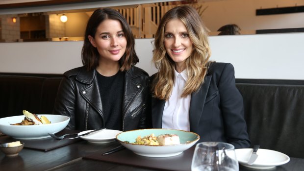 Sara Donaldson and Kate Waterhouse at Four In Hand. Donaldson is a hugely successful blogger and recently launched an online fashion store, The Undone.