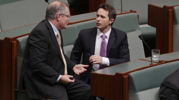 Improving relations: Scott Morrison and Jason Clare are both friends and political adversaries.