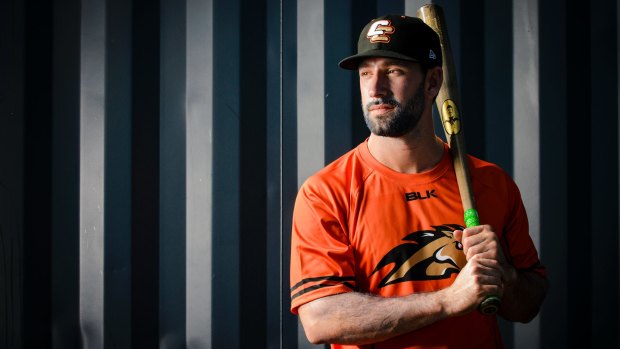 Canberra Cavalry outfielder Ryan Kalish is looking to relaunch his MLB career.
