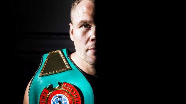 Australia's new heavyweight boxing champion Ben Edwards.