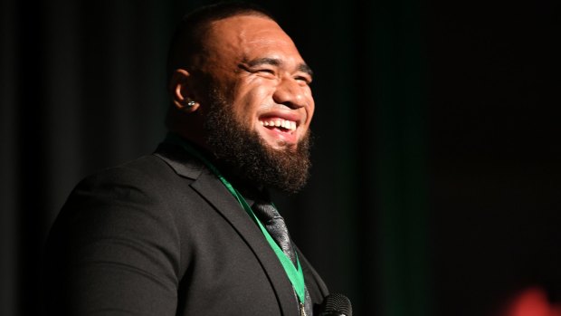 Canberra Raiders prop Junior Paulo has his sights set on State of Origin - after the World Cup.