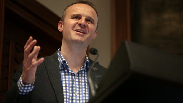 Chief Minister Andrew Barr has signalled an average rate rise of 4.5 per cent in Canberra.