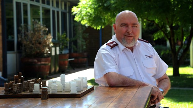 Major Scott Warrington, from the Salvation Army,  said waiting times for his rehabilitation centre in Fyshwick were now about around six weeks.