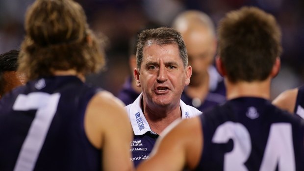 The Dockers have backed Ross Lyon to lead their rebuild.