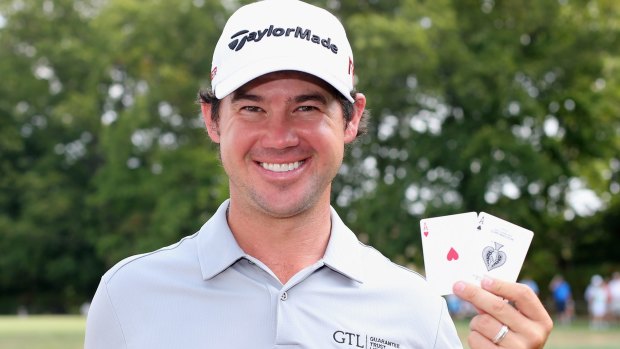 Brian Harman shot two holes-in-one in the final round at The Barclays.