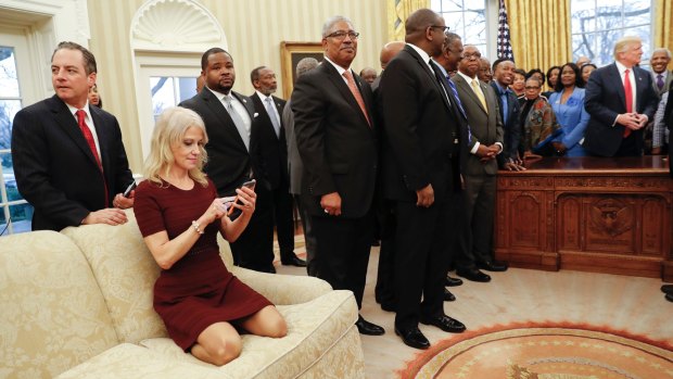 The photo of Kellyanne Conway that got everyone talking. 