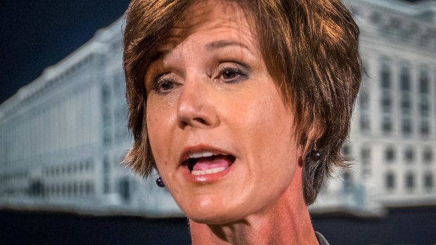 Former acting Attorney General Sally Yates