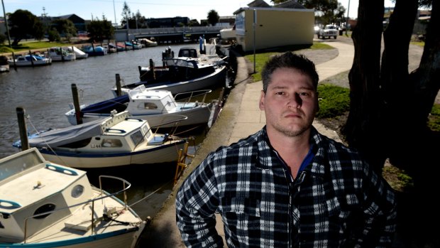 Leon Pompei at his Mordialloc boat yard.