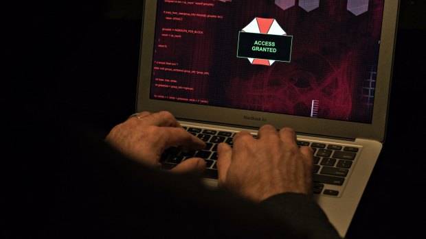 Ukraine was first to report Tuesday's widespread cyberattacks (file image).