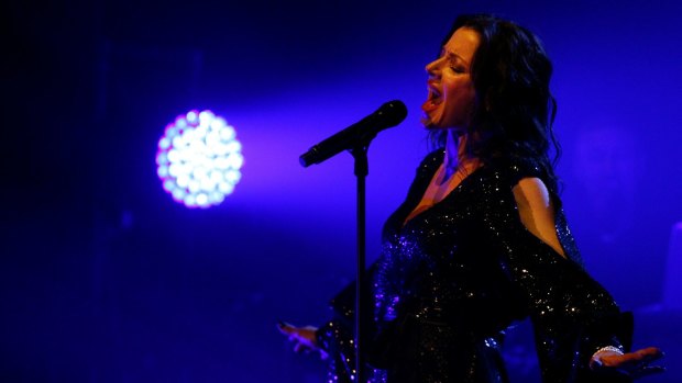 Tina Arena in full voice at the Civic Theatre in Newcastle last year.