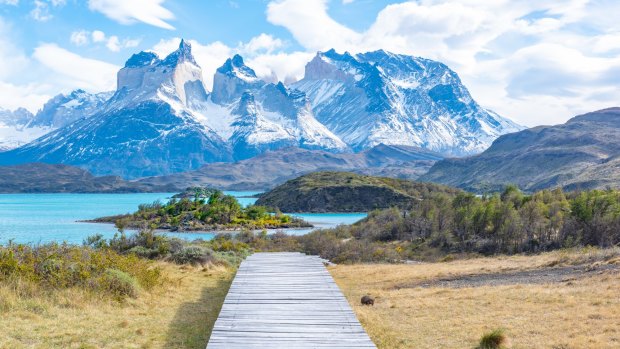 The stunning Torres del Paine National Park in Patagonia, Chile.