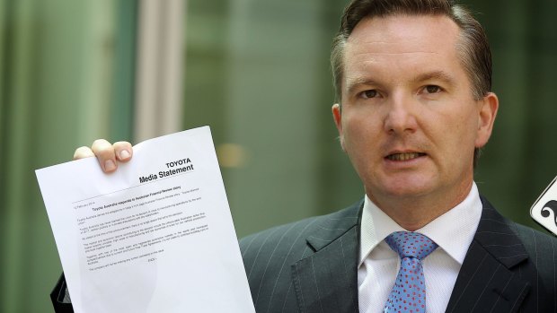 Shadow treasurer Chris Bowen.