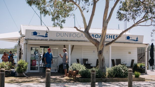Dunbogan Boatshed, where owner Damien Lay, a former filmmaker, has plans to run champagne cruises and set up a crêpe caravan.