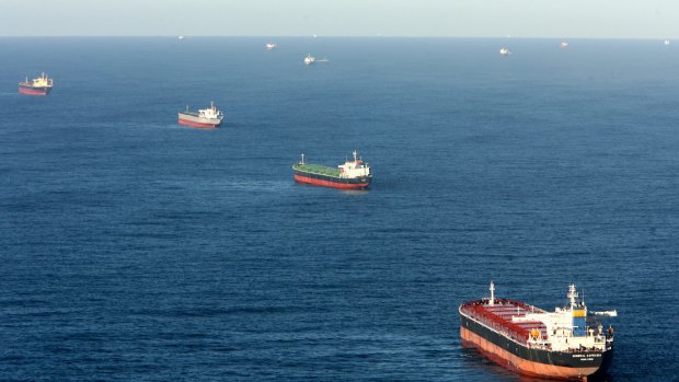 The  disputed islands lie athwart one of the main trade routes between China and Australia.