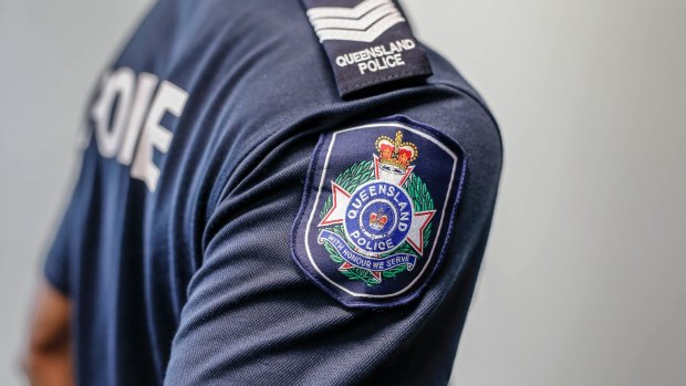 The police dog squad tracked down three men after a stabbing in Brisbane's north.