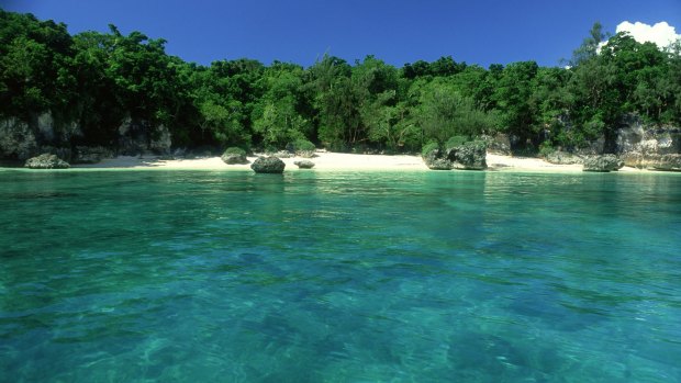 Lelepa Island, Vanuatu, spans about five kilometres north to south and has a population of approximately 500.