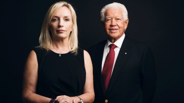 New Australia Post CEO Christine Holgate says she hopes former Blackmores chairman Marcus Blackmore is proud that the girl he took a bet on has come so far.