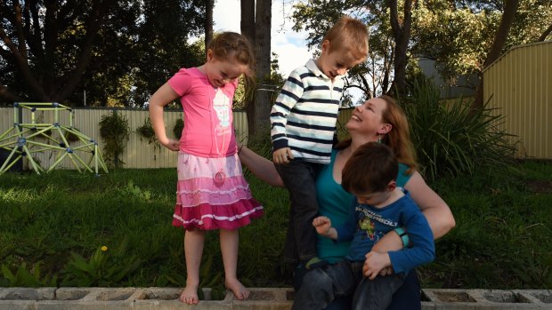 Thanks to egg donors, Bronwyn Grout has had three children since having both her ovaries removed: Emily, Daniel and Thomas.