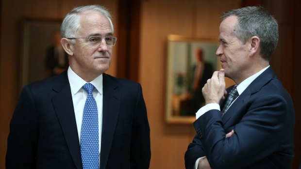 Prime Minister Malcolm Turnbull and Opposition Leader Bill Shorten.