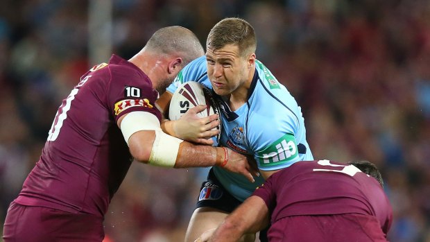 Out of the blue: Trent Merrin was left out of the NSW team for this year's Origin series.