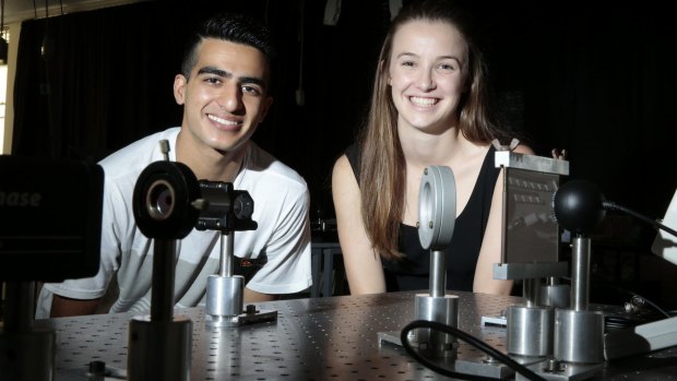 Canberra Grammar School year 12 student Sahil Chopra and St Clare's College year 12 student Anastasia Gilchrist will attend the National Youth Science Forum.