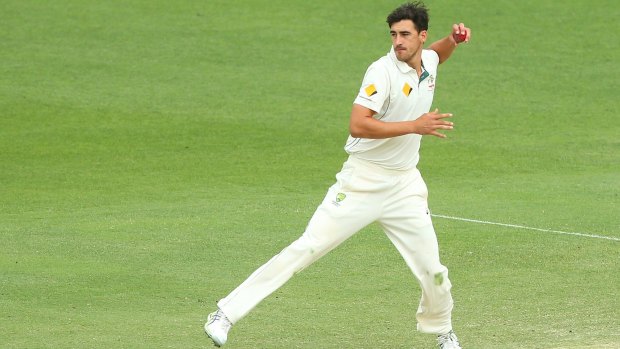 Not at his best: Mitchell Starc.