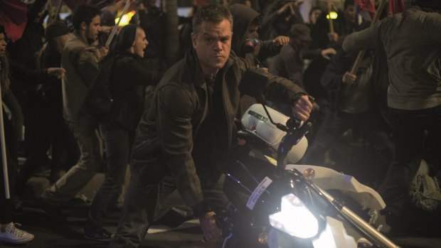 Matt Damon as Jason Bourne revives the spirit of Evel Knievel.