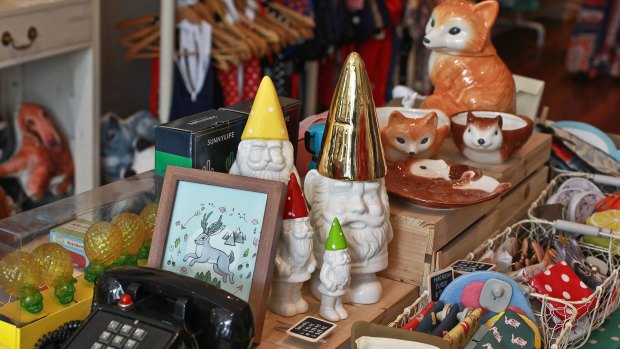 Knick knacks at Origami Doll in Newtown.
