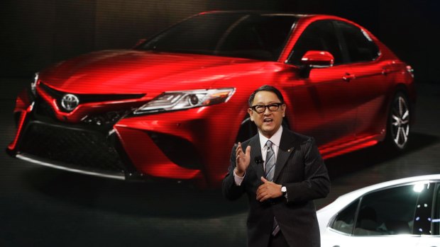 Toyota president Akio Toyoda made the announcement during a news conference at the North American International Auto Show in Detroit on Monday as the Japanese car maker unveiled its redesigned 2018 Camry model.