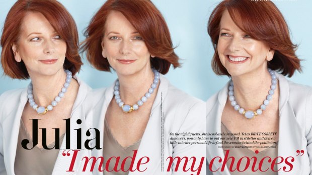 Former prime minister Julia Gillard posed for <em>The Australian Women's Weekly</em> in 2010.
