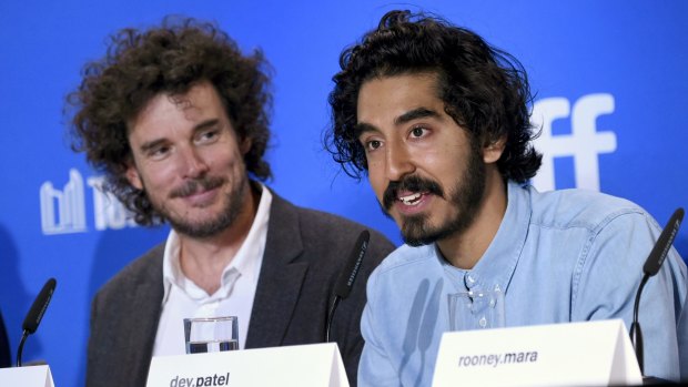 Director Garth Davis and actor Dev Patel at the Toronto International Film Festival in September.