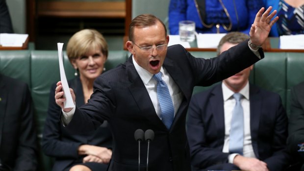 Prime Minister Tony Abbott withdraws his "Dr Goebbels" remark in question time on Thursday.