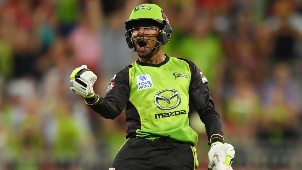 Sydney Thunder all-rounder Arjun Nair won't bowl during his Canberra homecoming on Wednesday after copping a 90-day ban for changing his action. 