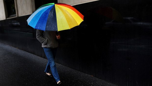 10mm of rain fell in Brisbane on Monday morning.