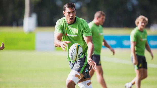 Brumbies lock Rory Arnold is at his second Wallabies camp on the Sunshine Coast.