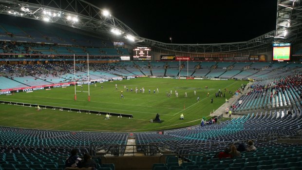 Familiar sight: a sparsely-populated ANZ Stadium.