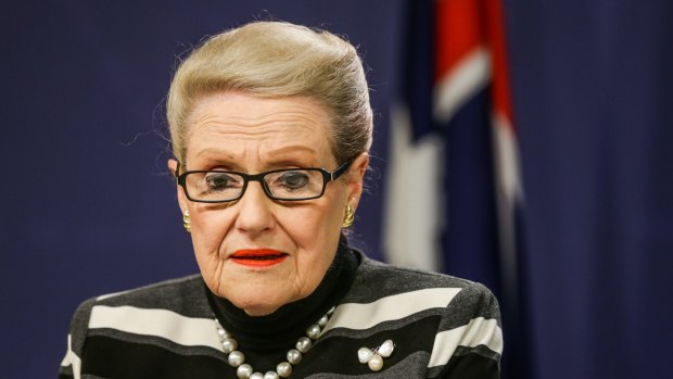 A history of perks: then speaker Bronwyn Bishop was forced to resign in 2015 after her dubious spending on helicopter flights was exposed.