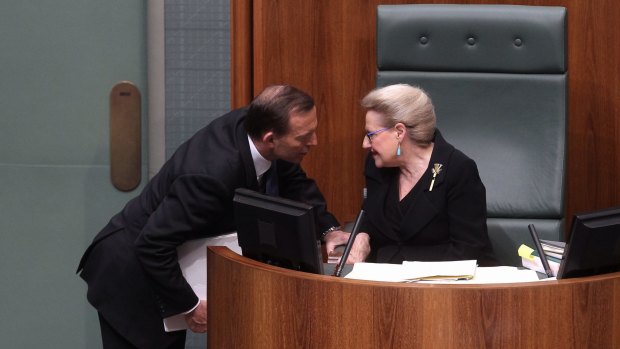 It can't have been easy for Tony Abbott to ease out his mentor Bronwyn Bishop.