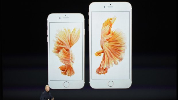 The new iPhone 6s and 6s Plus.