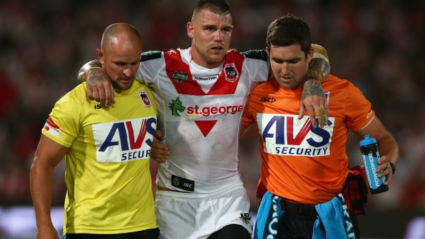 Good news: Dragons fullback Josh Dugan is hoping to take on the Wests Tigers.
