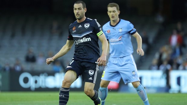 Melbourne Victory's Carl Valeri is gunning for his second A-League title against Sydney FC in as many years.