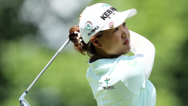 Australia's Minjee Lee had a late charge and tied for 11th at the US Women's Open.