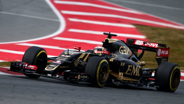 Pastor Maldonado clocked the quickest lap to sit on top of the timesheet for a second time this week.
