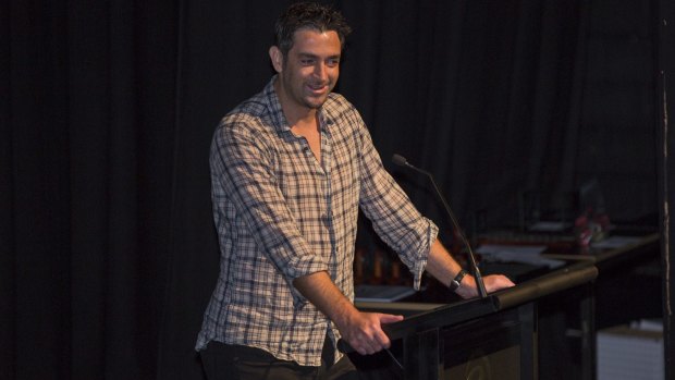 Ned Zelic returned to Erindale College on Monday for the sport stars of the year awards. Isaac Dean, Georgia Bass and the college's rugby league team took out the top gongs.