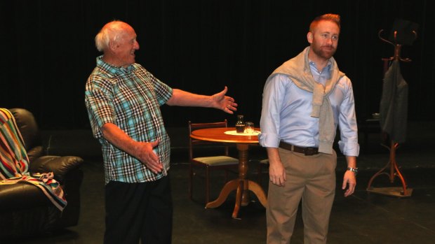 "Tuesdays with Morrie": Graham Robertson, left, and Dave Evans. 