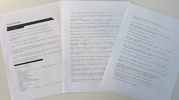 A printed-out version of some of the documents seized by US commandos from bin Laden's compound in May 2011.