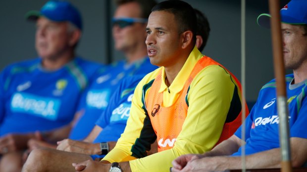 Off the bench:  Usman Khawaja will play in Saturday's match